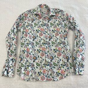 Men's Floral Long Sleeve Dress Shirt